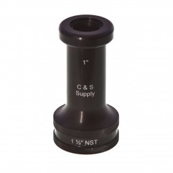 1 1/2" NPSH Straight Bore Nozzle with 1" OUTLET