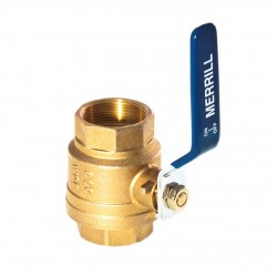 1 1/2" Brass Full Port Valve MODEL #BFPV150