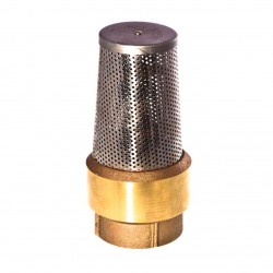 1 1/2" Brass Foot Valve MODEL #FVB1 1/2