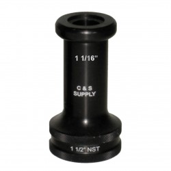 1 1/2" NH Straight Bore Nozzle with 1 1/16" OUTLET