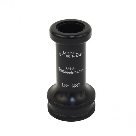 1 1/2" NH Straight Bore Nozzle with 1 1/4" OUTLET