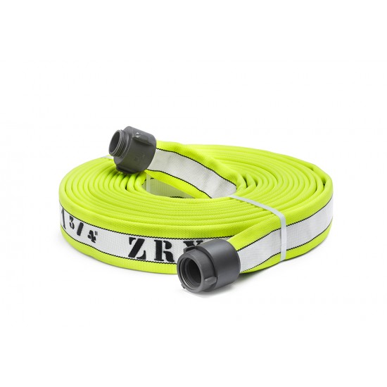  Armtex® HP™ 25 ft Available Lengths, 1 3/4 in. Size, and NPSH Coupling Type Yellow KFP's Most Advanced Structural Firefighting Attack™ Line Fire Hose