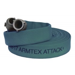 Armtex® Attack™ 50 ft Available Lengths, 1 3/4 in. Size, and NPSH Coupling Type Green Lightweight Lined Fire Hose