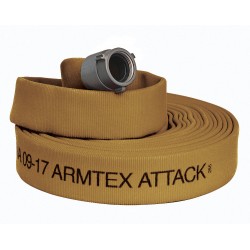 Armtex® Attack™ 50 ft Available Lengths, 1 3/4 in. Size, and NPSH Coupling Type Tan Lightweight Lined Fire Hose