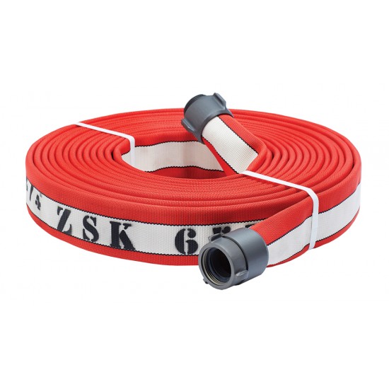 Armtex® HP™ 50 ft Available Lengths, 1 3/4 in. Size, and NST Liberator Coupling Type Red KFP's Most Advanced Structural Firefighting Attack™ Line Fire Hose
