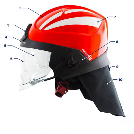 F15 Red Helmet