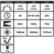 XPP-5462GX DICATA Intrinsically Safe Low-Profile Dual-Light Headlamp