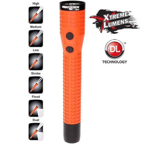 NSR-9920XL Polymer Duty/Personal-Size Dual-Light™ Flashlight w/Magnet - Rechargeable